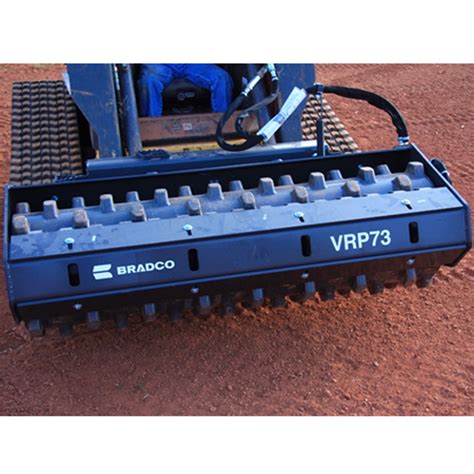 sheepsfoot roller for skid steer|bradco skid steer vibratory roller.